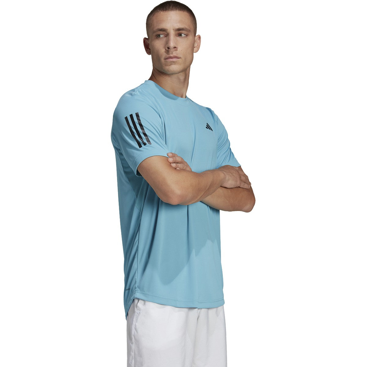 adidas Club 3-Stripe Mens Tennis T-Shirt