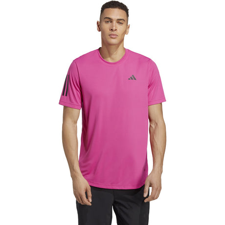 adidas Club 3-Stripe Mens Tennis T-Shirt