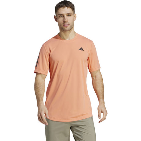 adidas Club 3-Stripe Mens Tennis T-Shirt