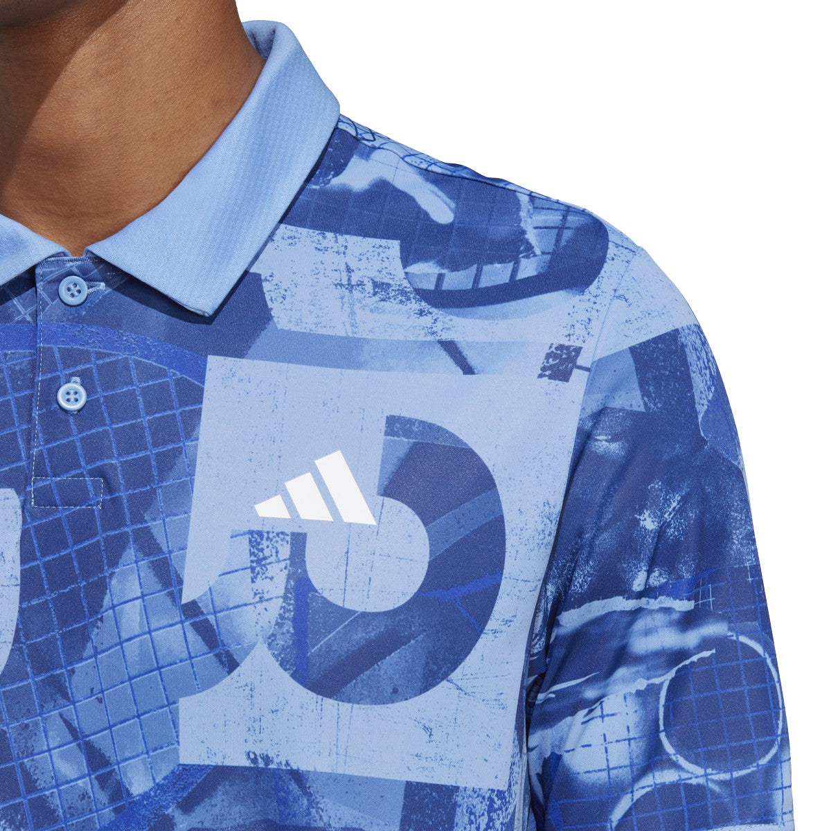 adidas Club Graphic Mens Tennis Polo Shirt