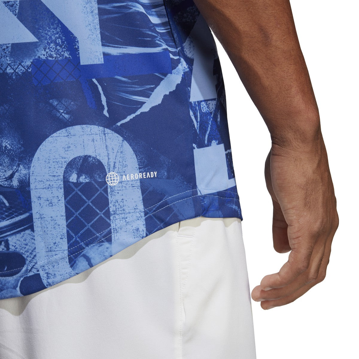 adidas Club Graphic Mens Tennis Polo Shirt