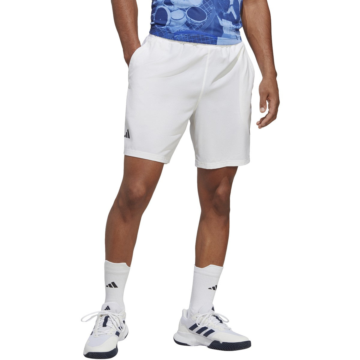 adidas Club Stretch Mens Woven Tennis Shorts