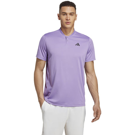 adidas Club Tennis Mens Henley Short Sleeve Shirt
