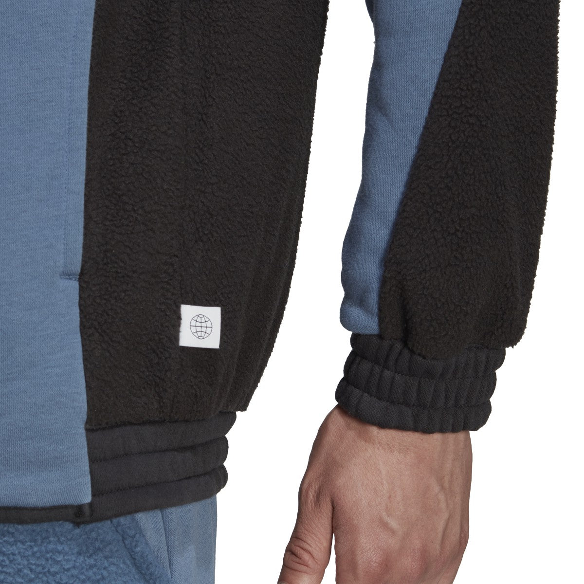 adidas Colorblock SherpaFleece Mens Track Top