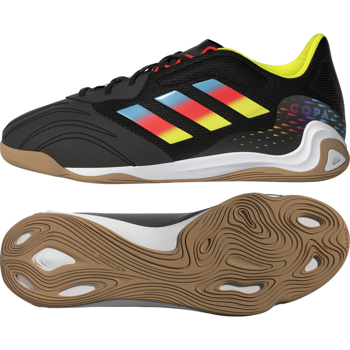 adidas Copa Sense.3 Mens Indoor Soccer Shoes in Black