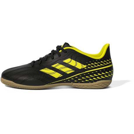 adidas Copa Sense.4 Kids Indoor Soccer Shoes in Black and Yellow