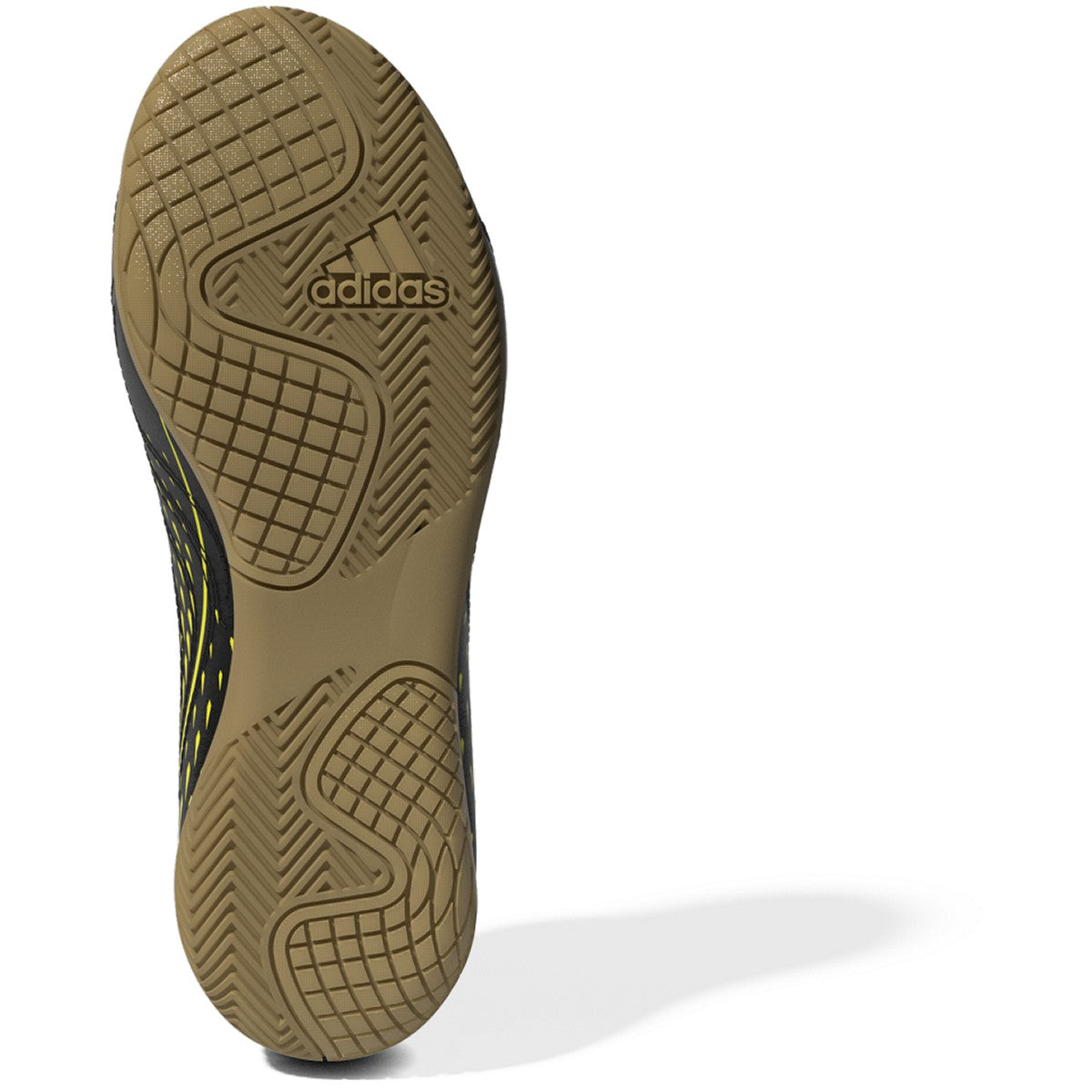 adidas Copa Sense.4 Kids Indoor Soccer Shoes in Black and Yellow