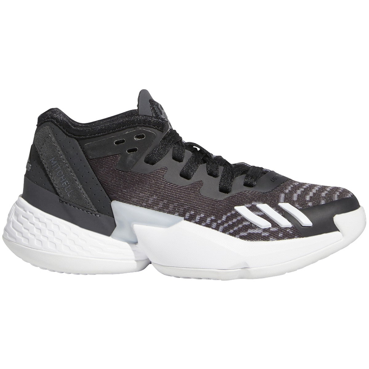 adidas D.O.N. Issue 4 - Kids Donovan Mitchell Basketball Shoes in Black