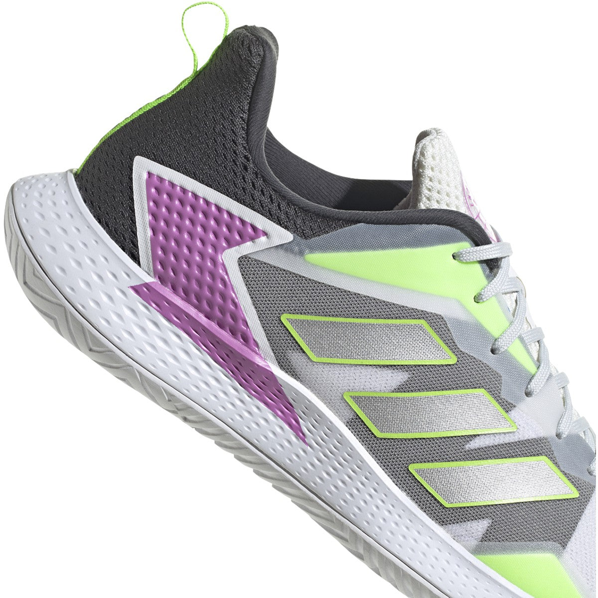 adidas Defiant Speed Mens Tennis Shoes with Neon Green