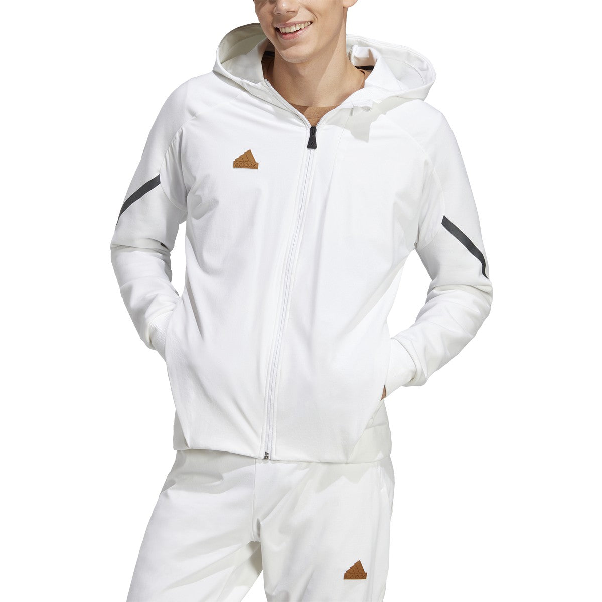 adidas Designed 4 Gameday Full Zip Mens Hoodie