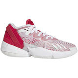 adidas Donovan Mitchell D.O.N. Issue 4 Mens Basketball Shoes in White and Red