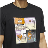 adidas Double Rims Mens Basketball T-Shirt