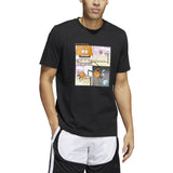adidas Double Rims Mens Basketball T-Shirt