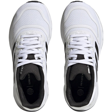 adidas Duramo 10 Kids Running Shoes in White and Black