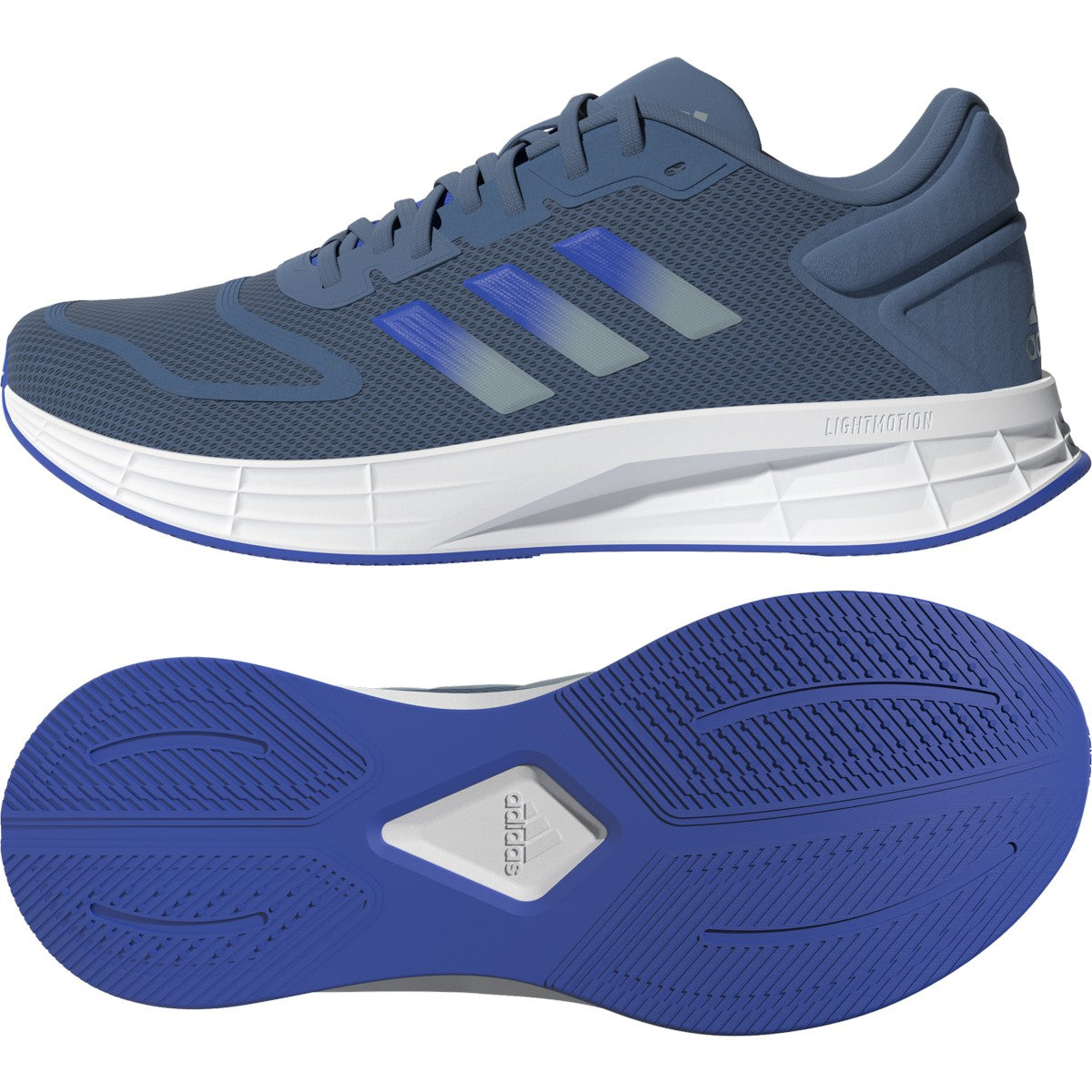 adidas Duramo 10 Mens Running Sneakers in Blue