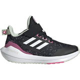 adidas EQ21 Run 2.0 Elastic Lace Kids Running Shoes in Black and Pink