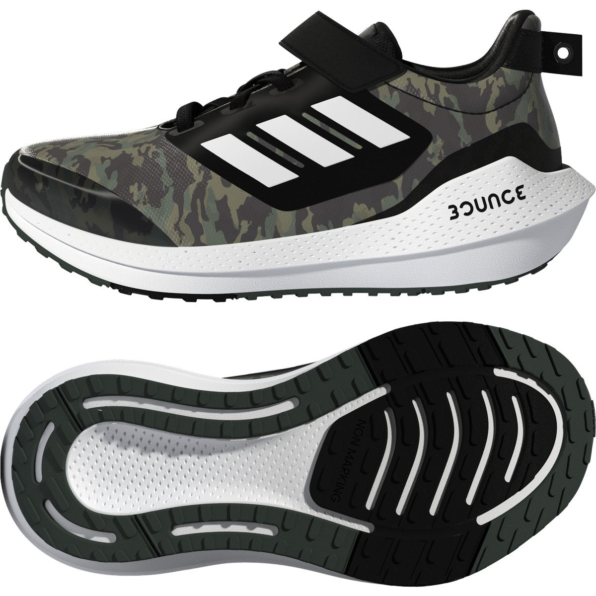 adidas Eq21 Run 2.0 Kids Running Shoes in Camo