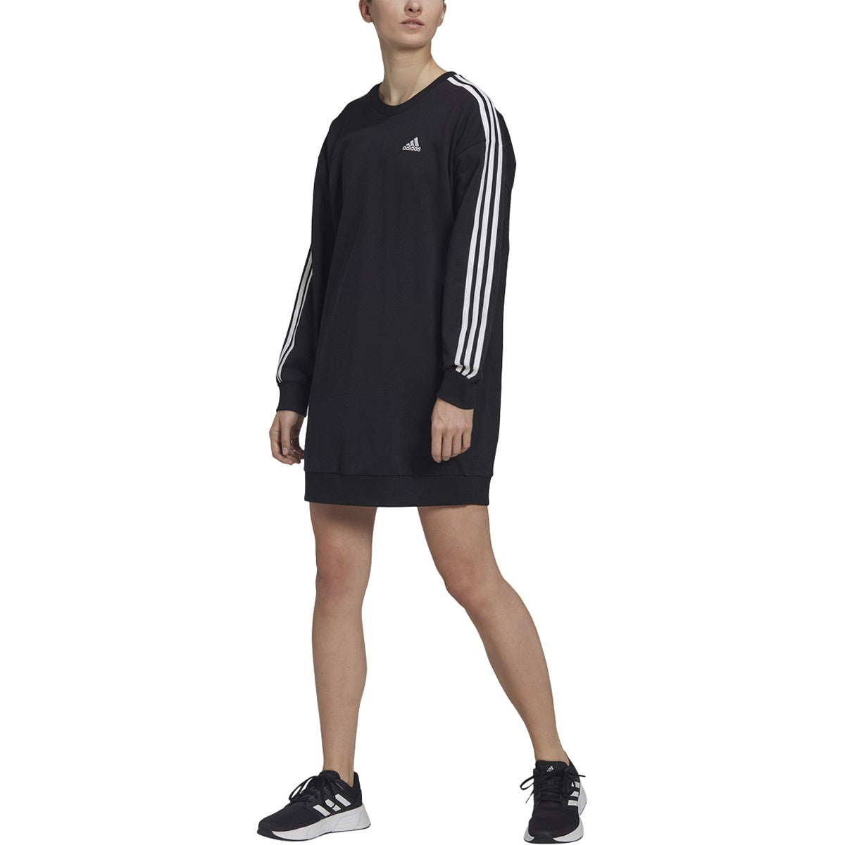 adidas Essentials 3-Stripe Crew Womens Dress