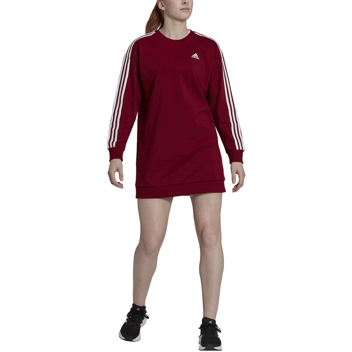 adidas Essentials 3-Stripe Crew Womens Dress