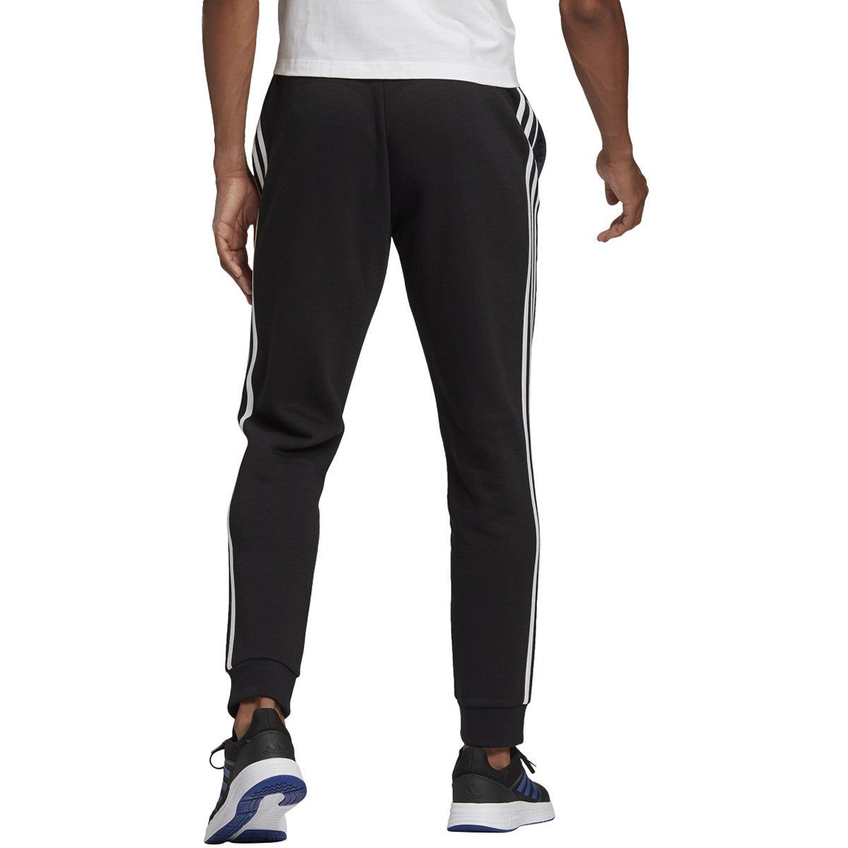 adidas Essentials 3-Stripe Tapered Cuff Mens Pants