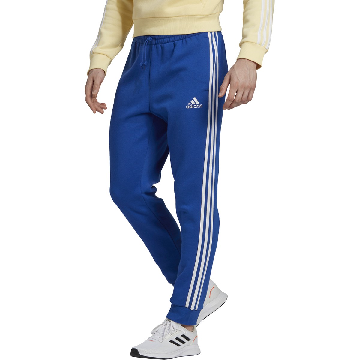 adidas Essentials 3-Stripe Tapered Cuff Mens Pants