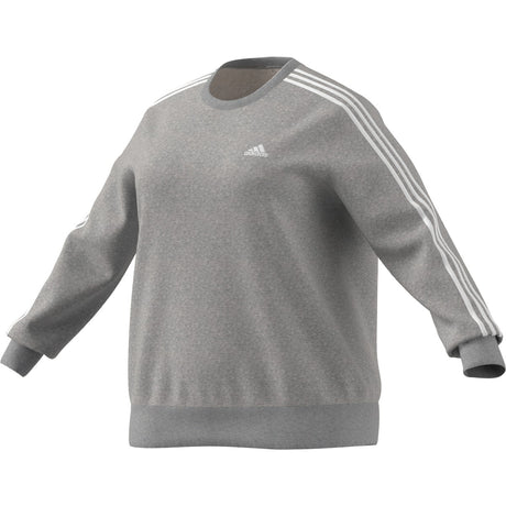 adidas Essentials 3-Stripes Fleece Plus Size Womens Sweatshirt