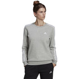 adidas Essentials 3-Stripes Womens Fleece Sweatshirt