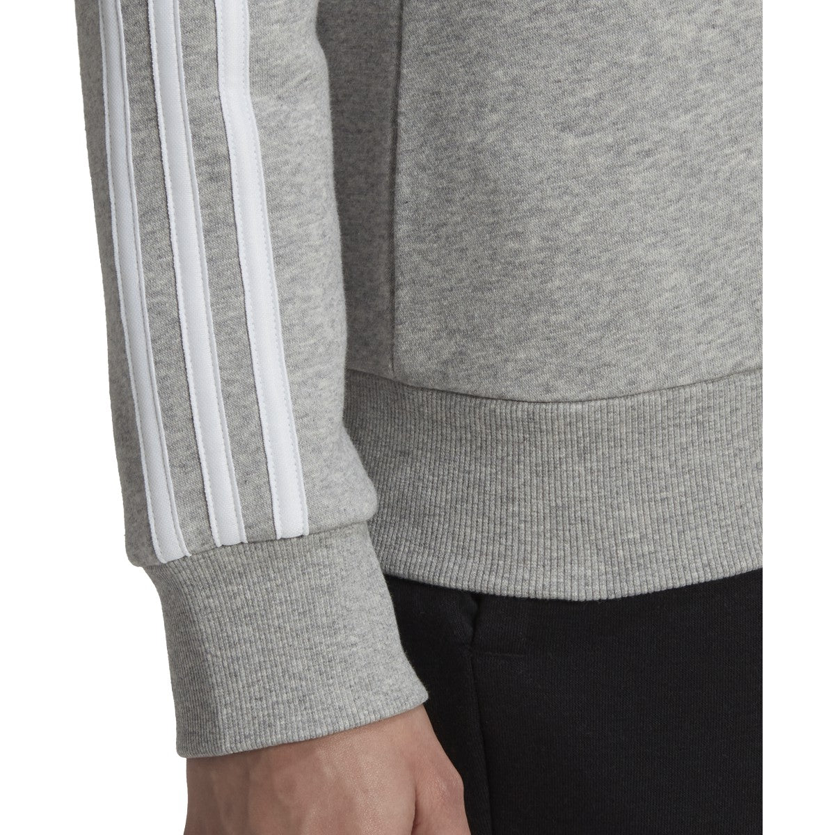 adidas Essentials 3-Stripes Womens Fleece Sweatshirt