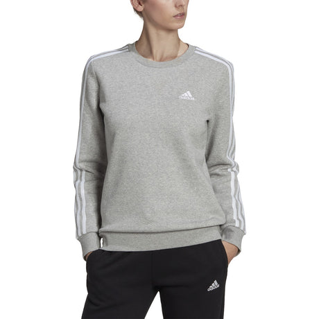 adidas Essentials 3-Stripes Womens Fleece Sweatshirt