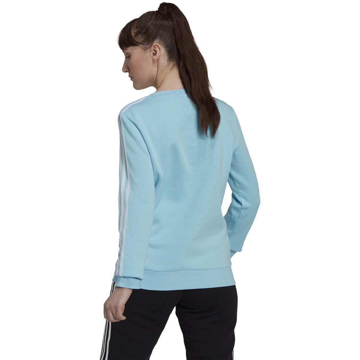 adidas Essentials 3-Stripes Womens Fleece Sweatshirt
