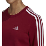 adidas Essentials 3-Stripes Womens Fleece Sweatshirt