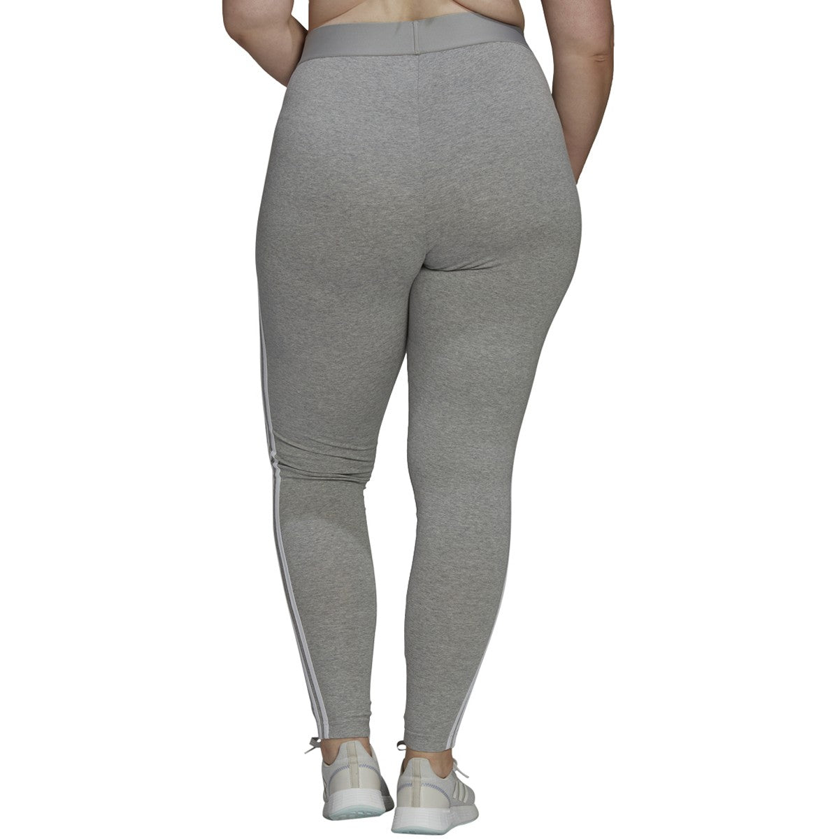 adidas Essentials Womens Plus Size Leggings with Side Stripes
