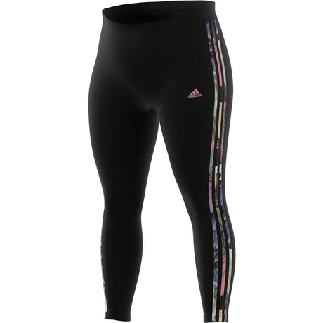 adidas Essentials Womens Plus Size Leggings with Side Stripes