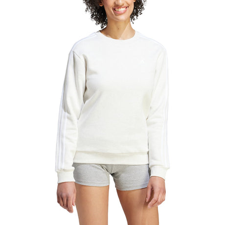 adidas Essentials 3 Stripes Fleece Womens Sweatshirt