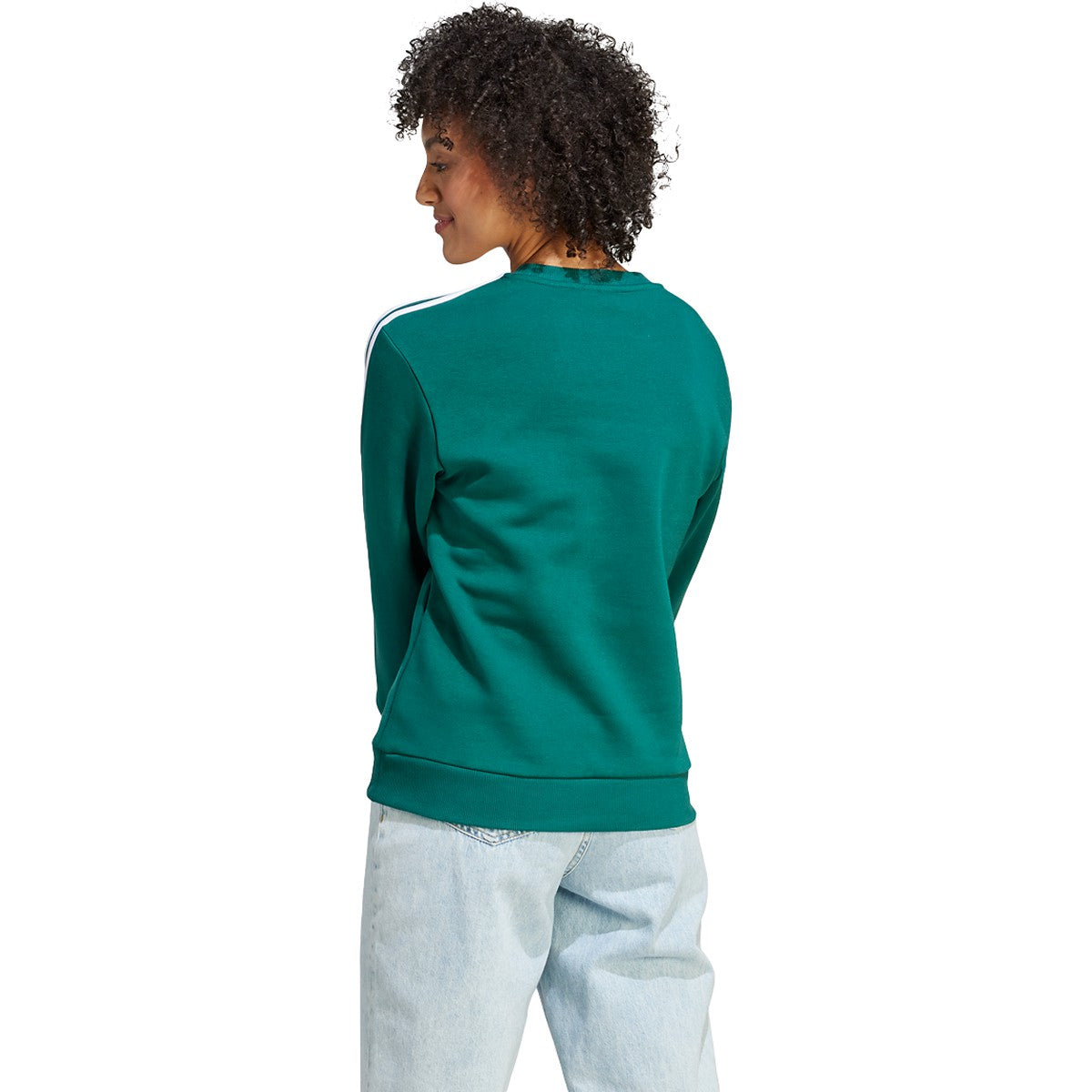adidas Essentials 3 Stripes Fleece Womens Sweatshirt