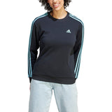 adidas Essentials 3 Stripes Fleece Womens Sweatshirt