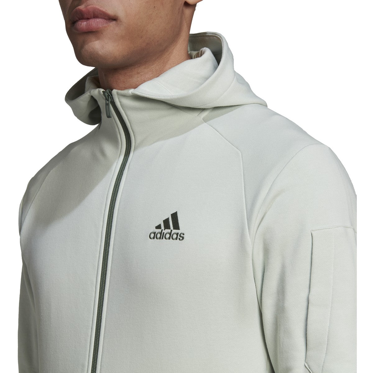 adidas Essentials 4 Gameday Mens Full Zip Hoodie