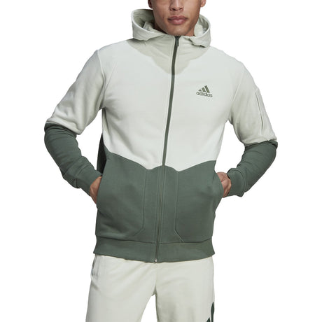 adidas Essentials 4 Gameday Mens Full Zip Hoodie