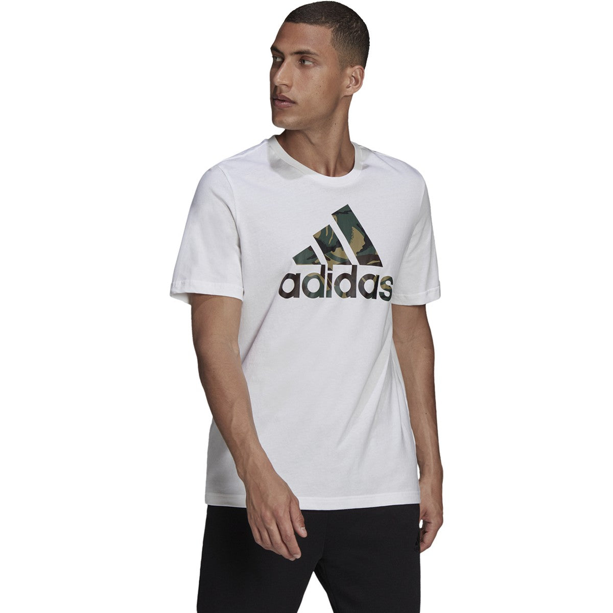 adidas Essentials Camouflage Print Tee - Mens Casual