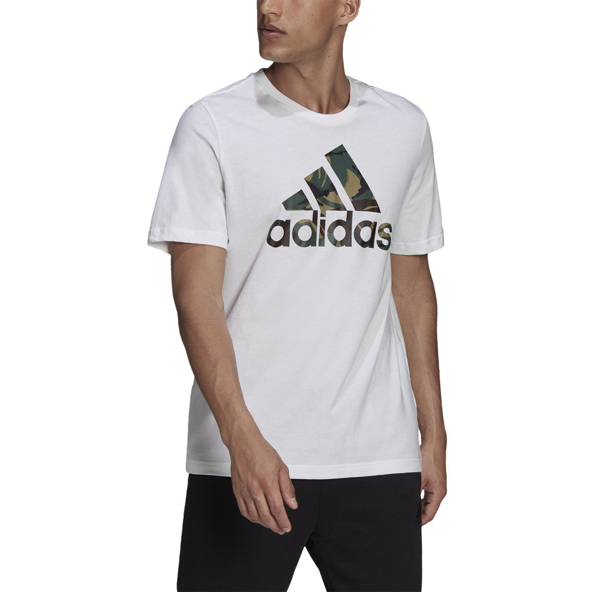adidas Essentials Camouflage Print Tee - Mens Casual