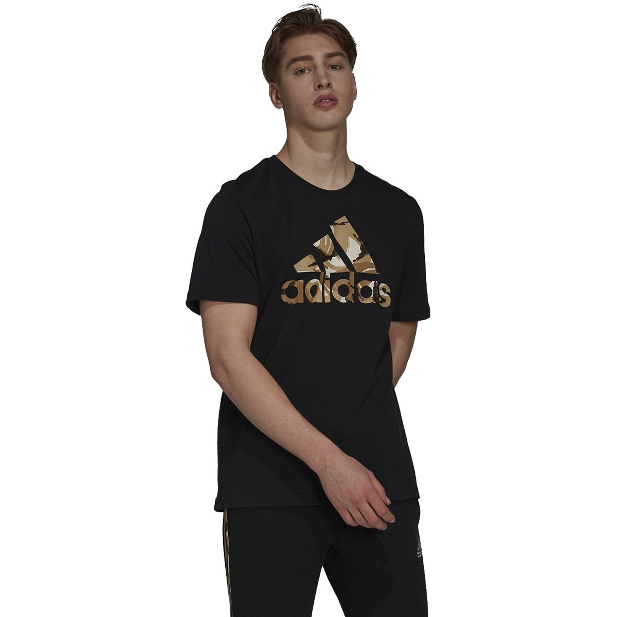 adidas Essentials Camouflage Print Tee - Mens Casual
