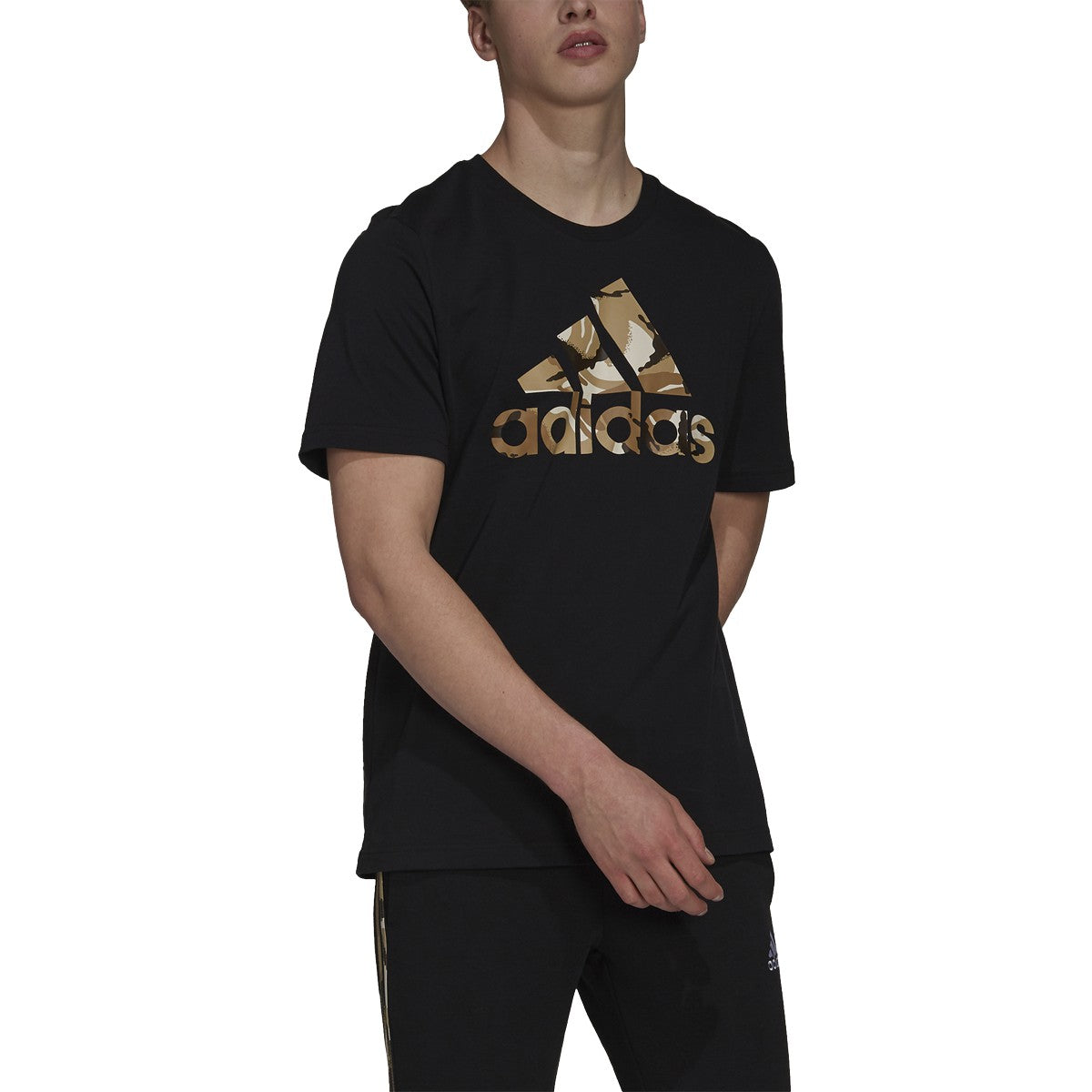 adidas Essentials Camouflage Print Tee - Mens Casual