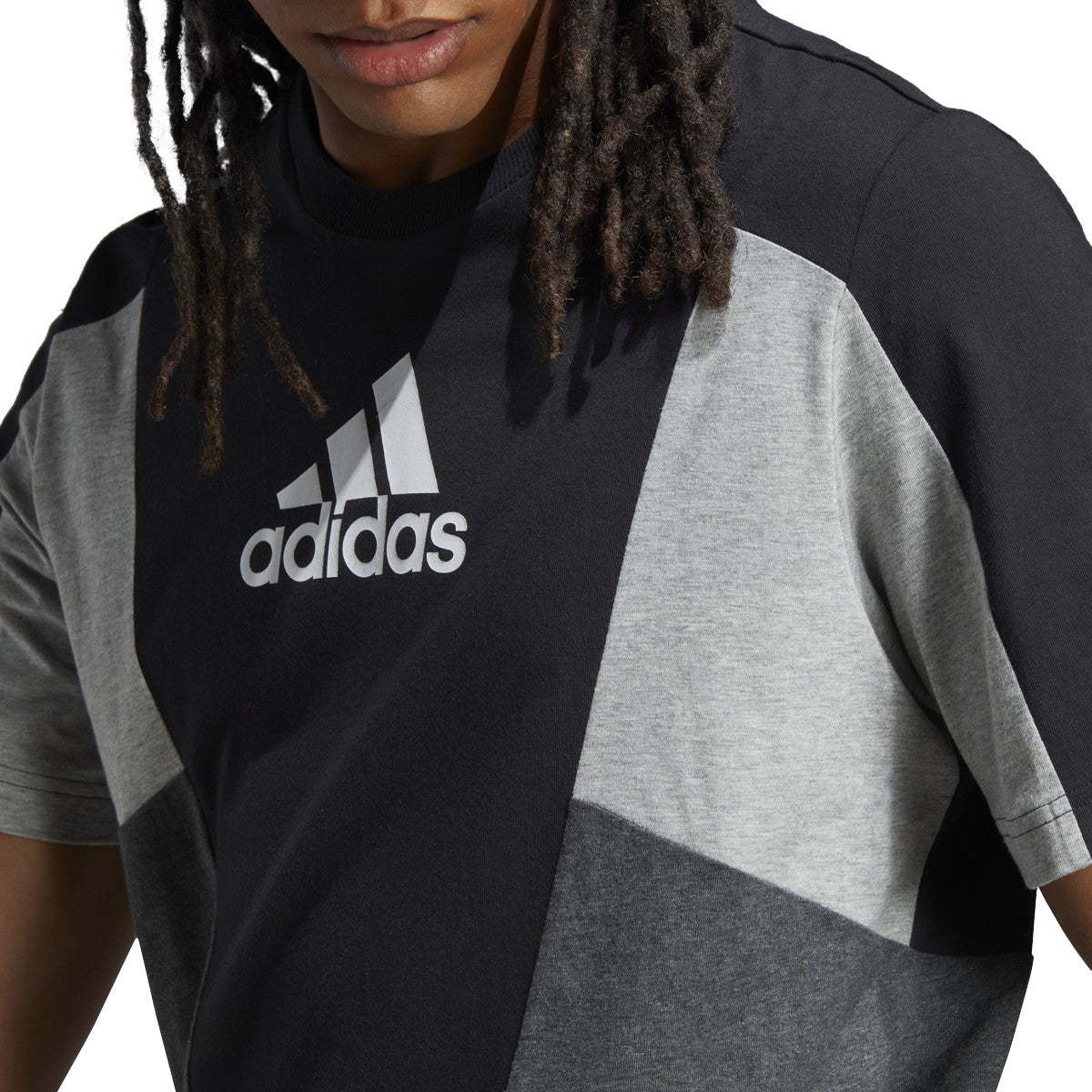 adidas Essentials Colorblock Mens Tshirt