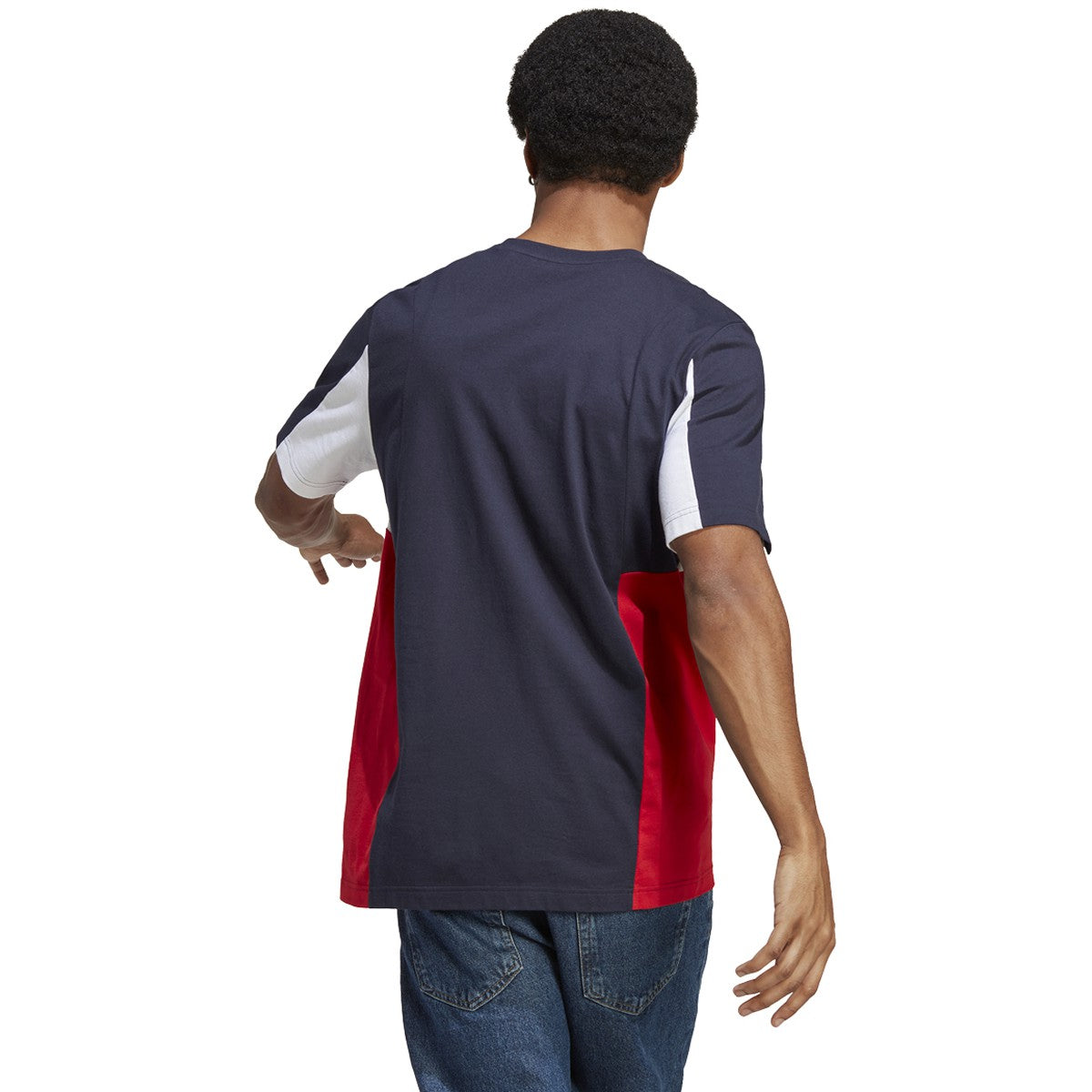 adidas Essentials Colorblock Mens Tshirt