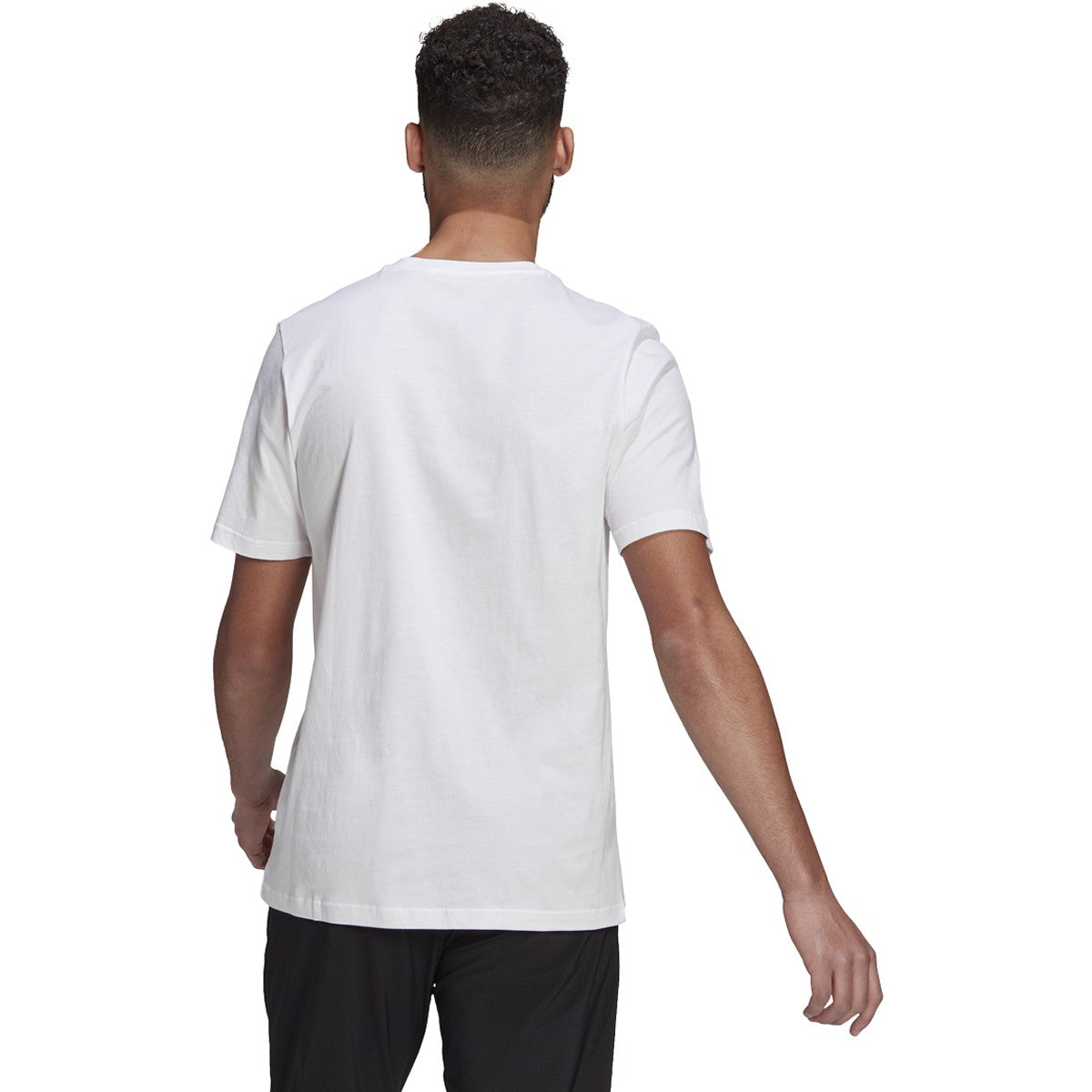 adidas Essentials Emroidered Linear Logo Mens T-Shirt