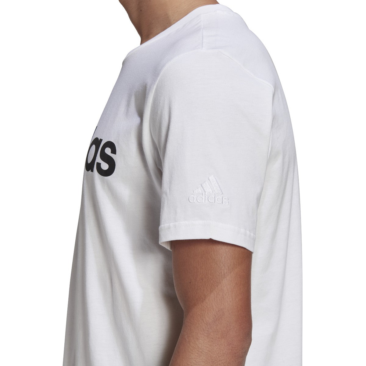 adidas Essentials Emroidered Linear Logo Mens T-Shirt