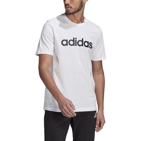 adidas Essentials Emroidered Linear Logo Mens T-Shirt