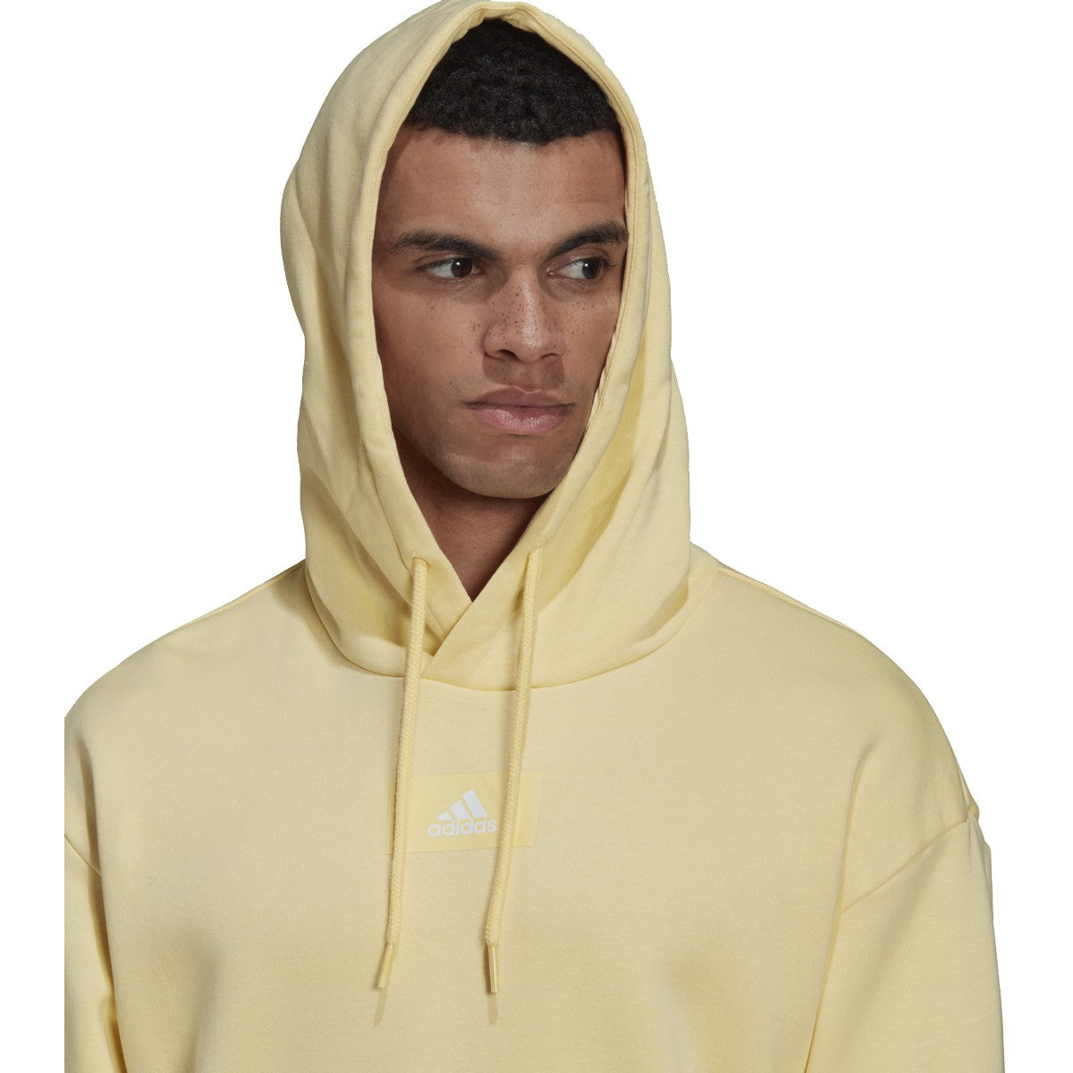 adidas Essentials FeelVivid Cotton Fleece Drop Shoulder Hoodie - Mens Casual