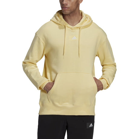 adidas Essentials FeelVivid Cotton Fleece Drop Shoulder Hoodie - Mens Casual