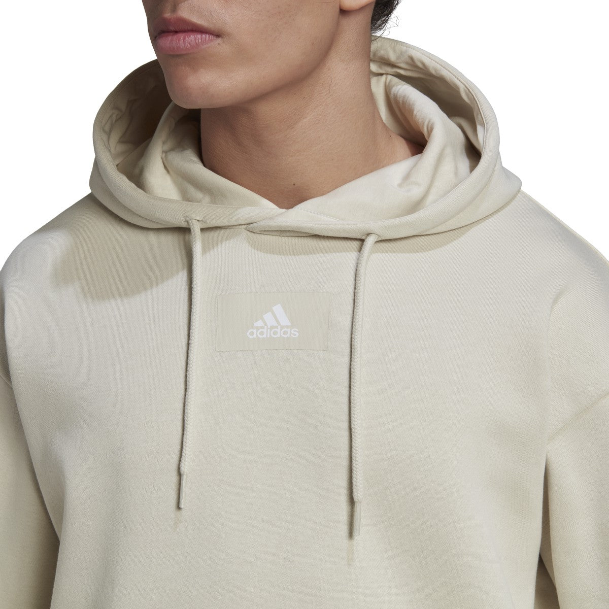 adidas Essentials FeelVivid Cotton Fleece Drop Shoulder Hoodie - Mens Casual
